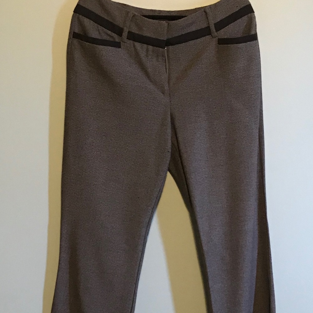 Grey tailored slacks!